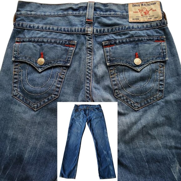 True Religion Other - TRUE RELIGION Ricky Flap SN Straight Leg Men's 32 x 34